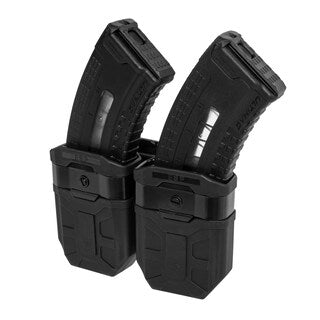 Podwójna ładownica obrotowa ESP z montażem UBC-04-2 na magazynki do AK - Black