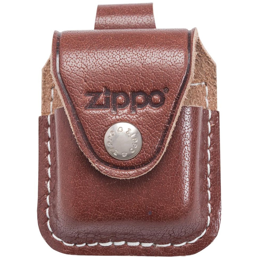 Etui na zapalniczkę Zippo ze szlufką - Brązowe