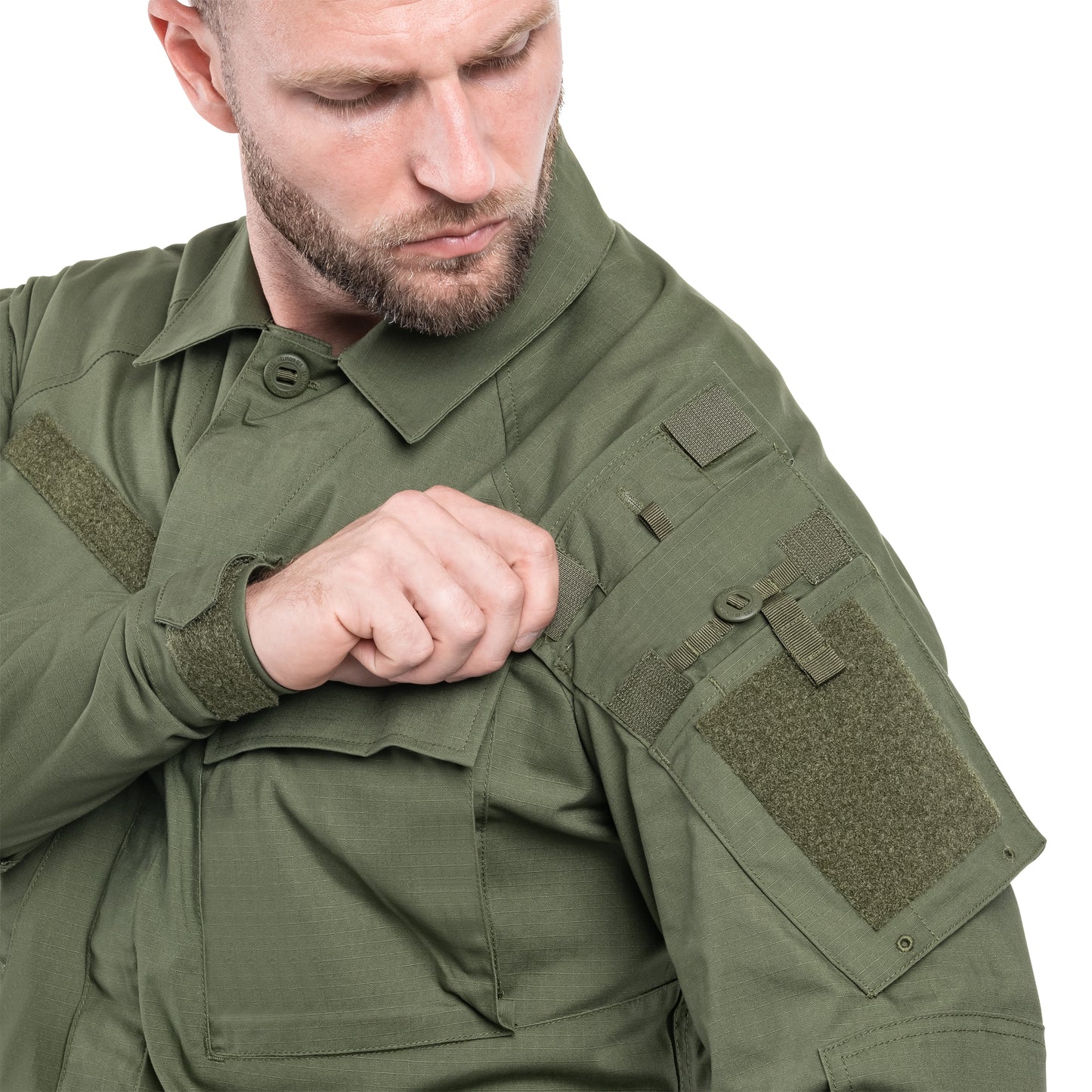 Bluza Helikon Raid Polycotton Stretch Rip-Stop - Olive Green