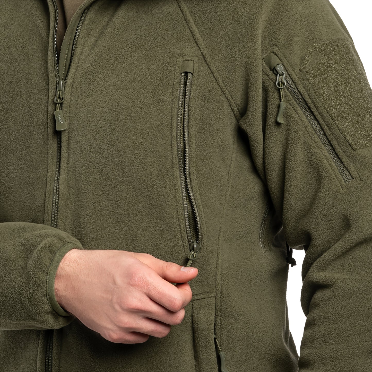 Polar Helikon Patriot Mk2 Hybrid Fleece - Olive Green