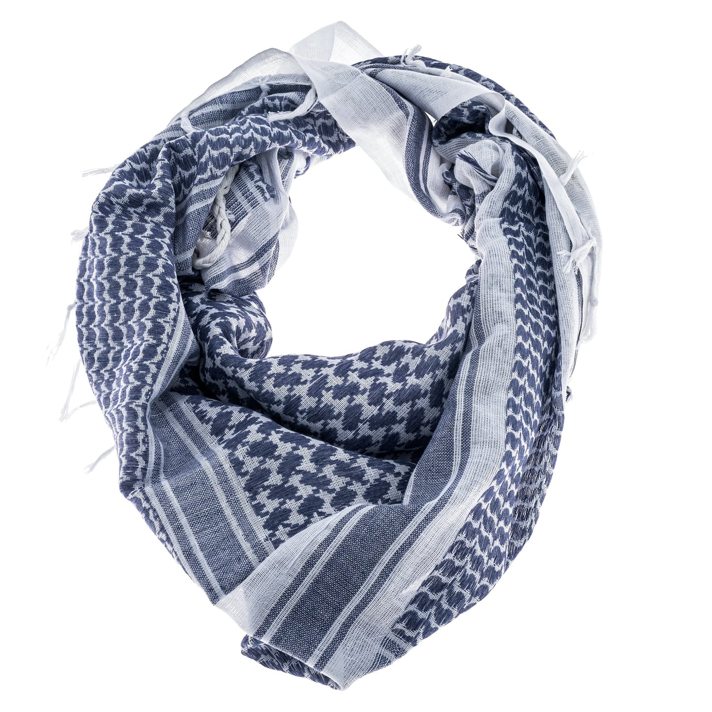Arafatka chusta ochronna Mil-Tec - White/Blue