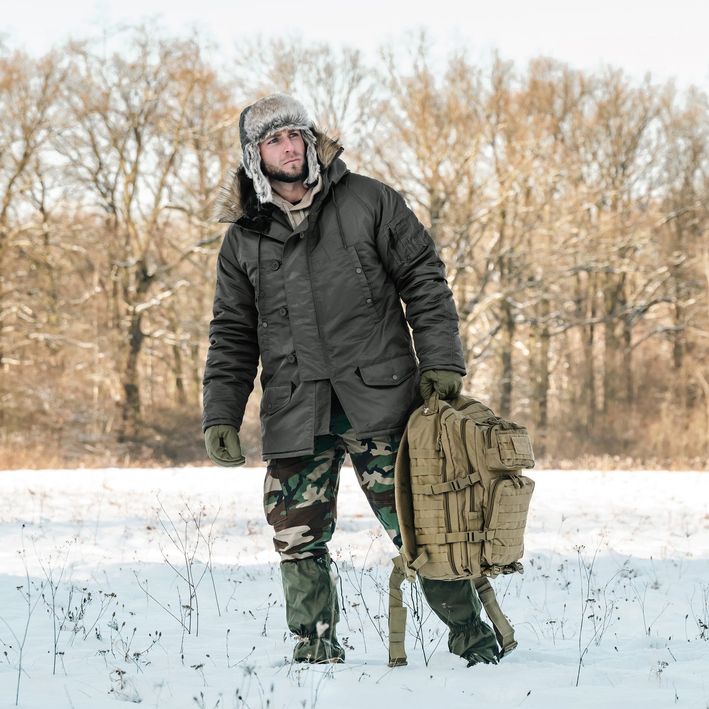 Kurtka Mil-Tec N3B Parka - Black