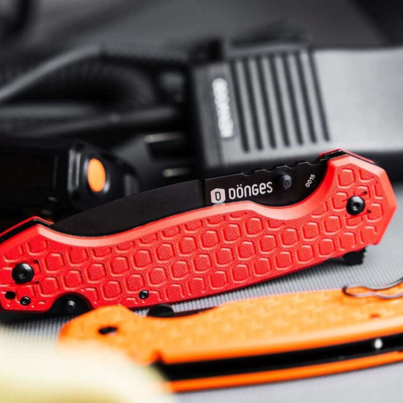Nóż składany ratowniczy Dönges Professional Rescue - Orange