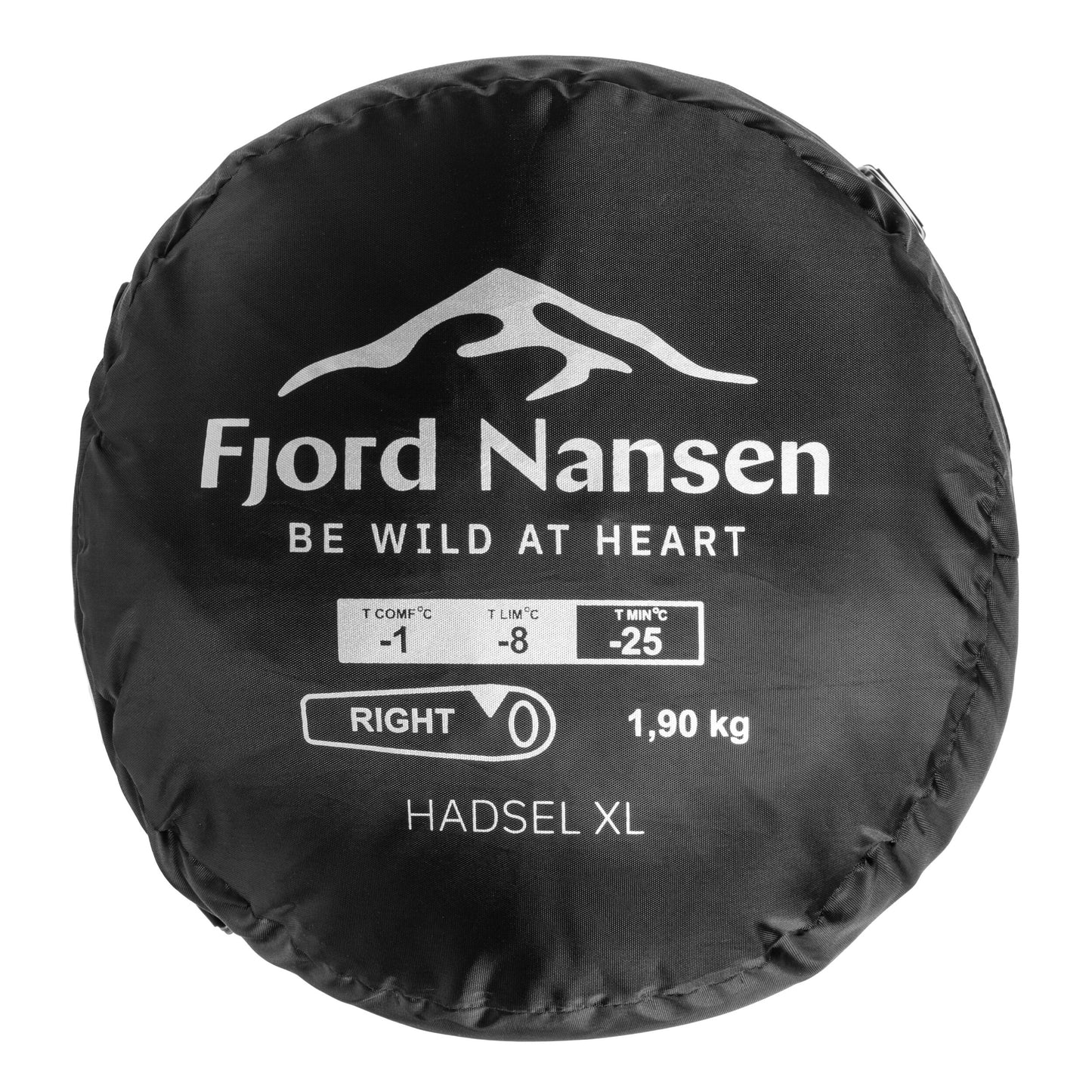 Śpiwór Fjord Nansen Hadsel XL Olive Drab 1900 g - prawy