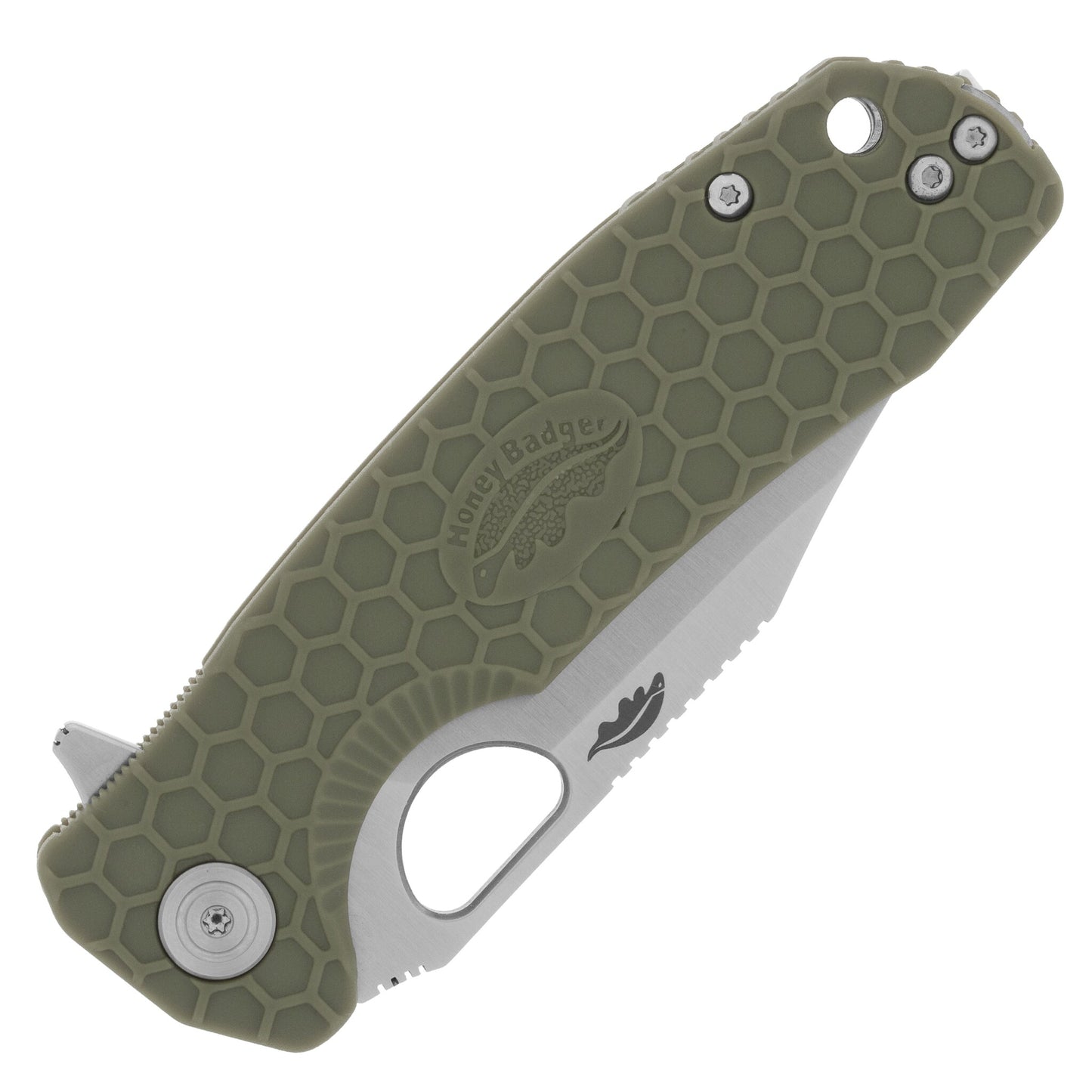 Nóż składany Honey Badger Clip-Point Medium 14C28N - Green