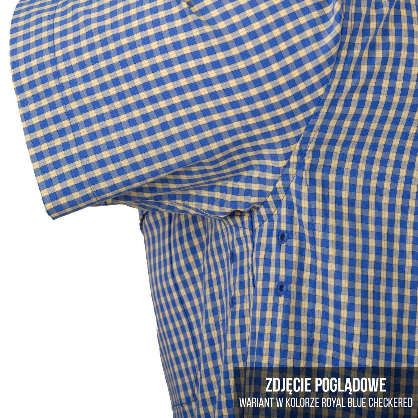 Koszula Helikon Covert Concealed Carry Short Sleeve - Dirt Red Checkered
