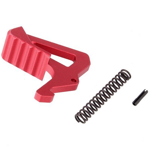 Zatrzask dźwigni przeładowania Strike Industries Charging Handle Extended Latch - Red