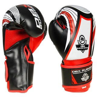 Rękawice bokserskie dziecięce DBX Bushido ARB-407v2 6 oz - Czarne/Czerwone