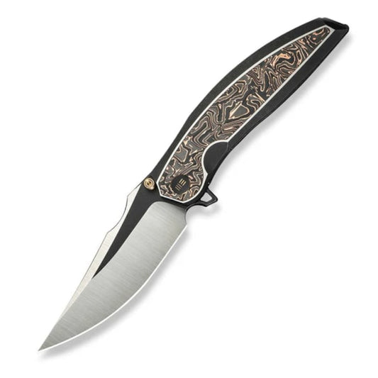 Nóż składany WE Knife Quinseris - Black Titanium/Copper Foil