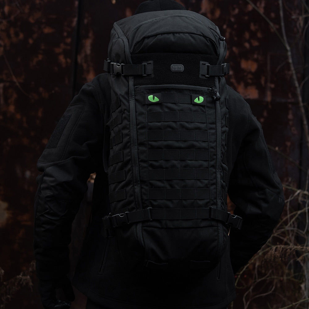 Naszywka M-Tac Tiger Eyes Laser Cut (para) - Black