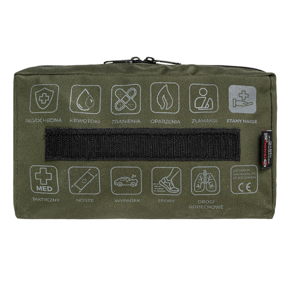 Apteczka modułowa AedMax Trauma Kit S Zielona - Stany Nagłe