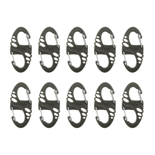Zestaw karabińczyków Mil-Tec S-Hook Olive - 10 szt.