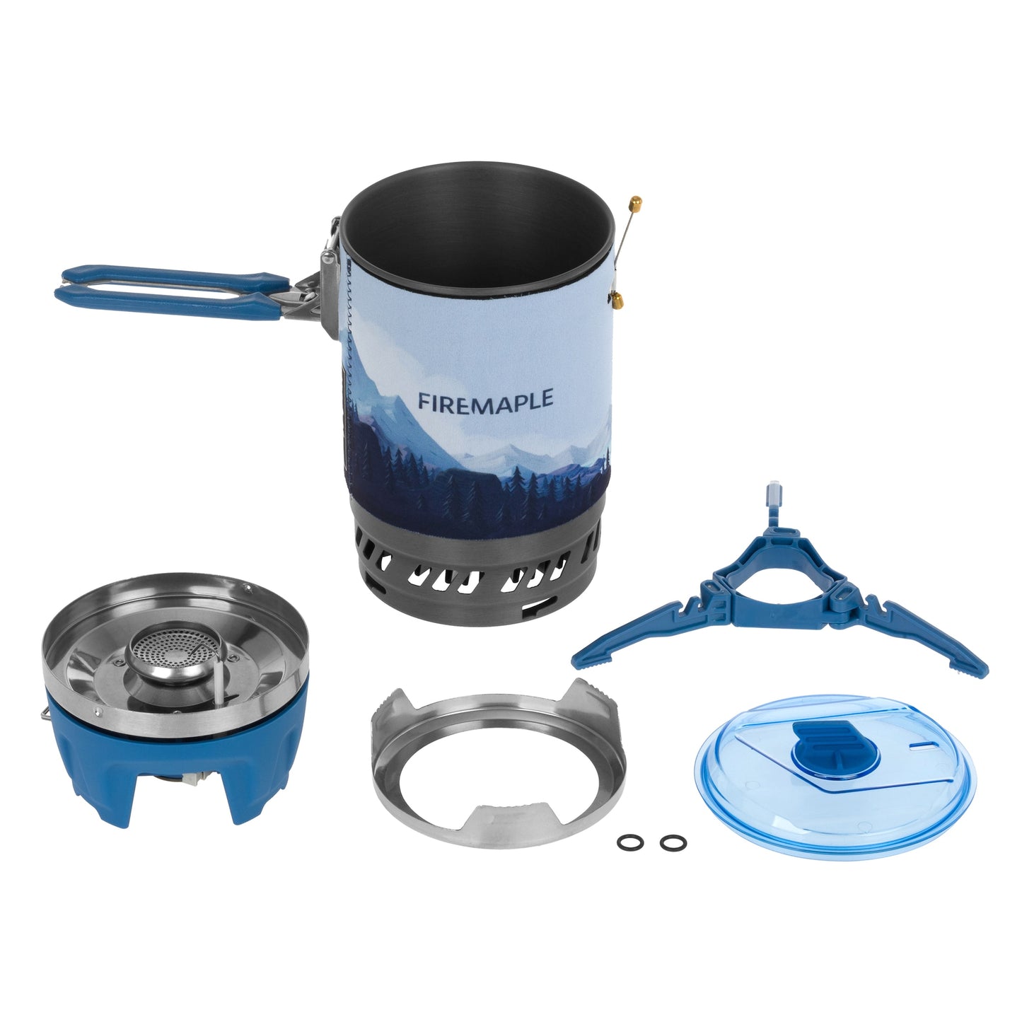 Kuchenka turystyczna Fire Maple FMS-X5 Polaris Cooking System z garnkiem - Blue