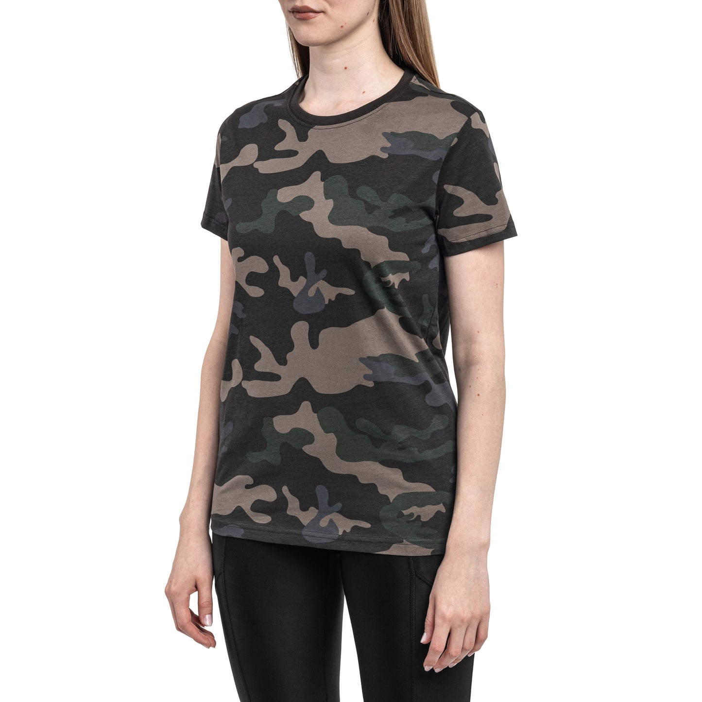 Koszulka T-shirt damska Brandit - Dark Camo