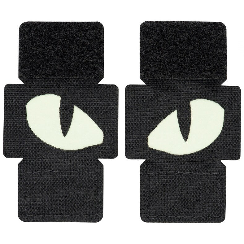 Naszywka M-Tac Tiger Eyes Laser Cut (para) - Black