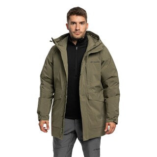 Kurtka Columbia Street Heights Waterproof Down Parka - Stone Green