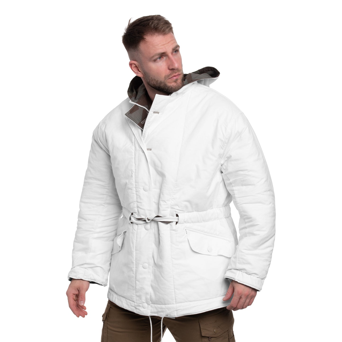 Kurtka dwustronna Mil-Tec WWII - Splinter/White
