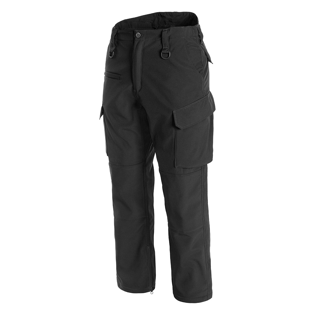 Spodnie ocieplane Mil-Tec Softshell Explorer wodoodporne - Black