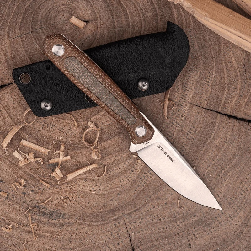 Nóż Real Steel Dex 3501NG - Natural/Green Micarta