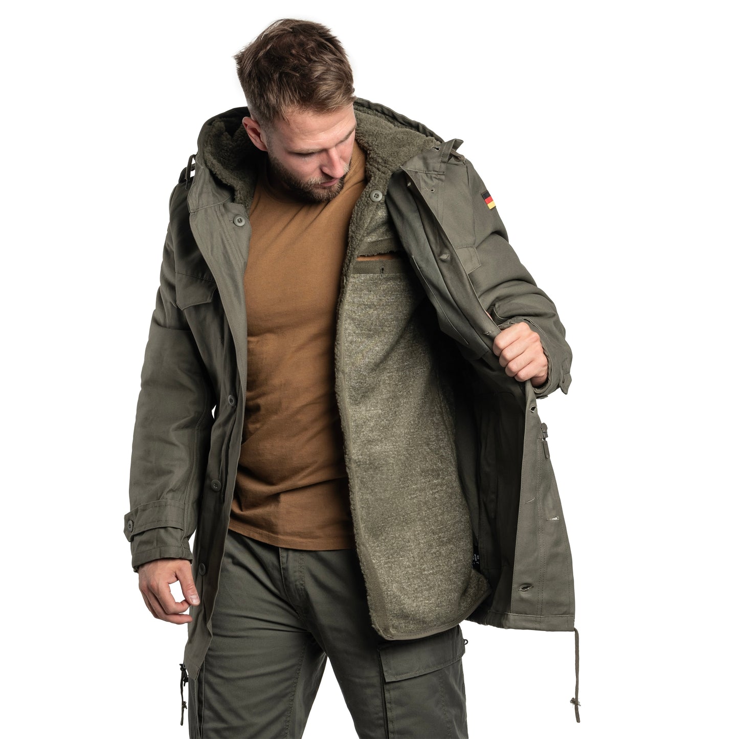 Kurtka Brandit BW Parka Flag - Olive