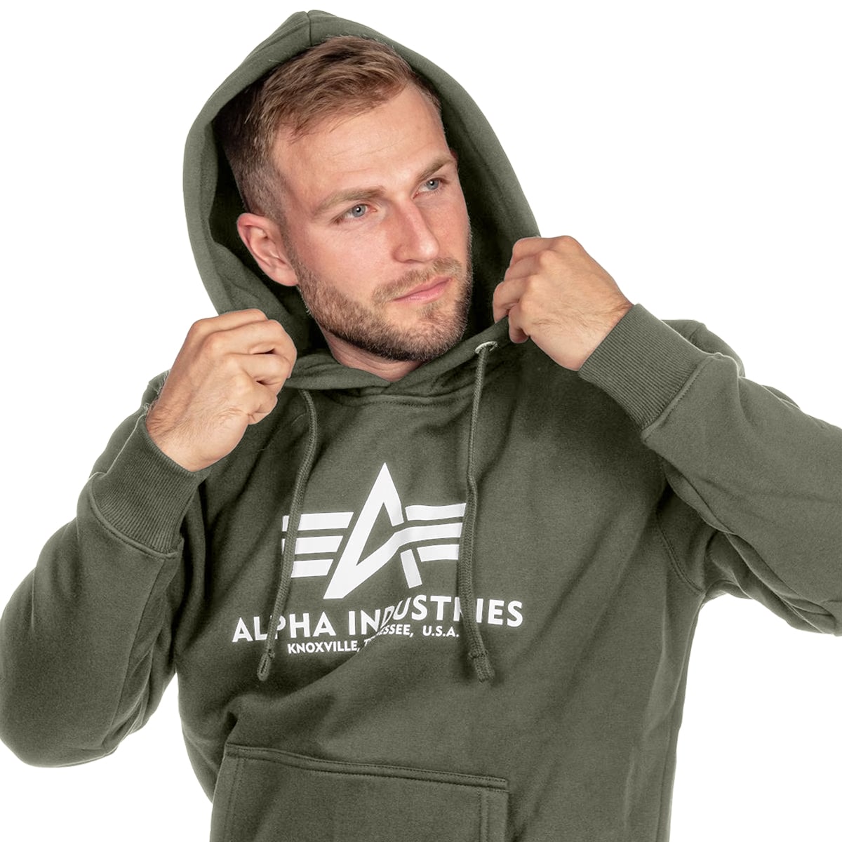 Bluza Alpha Industries Basic Hoody - Dark Olive