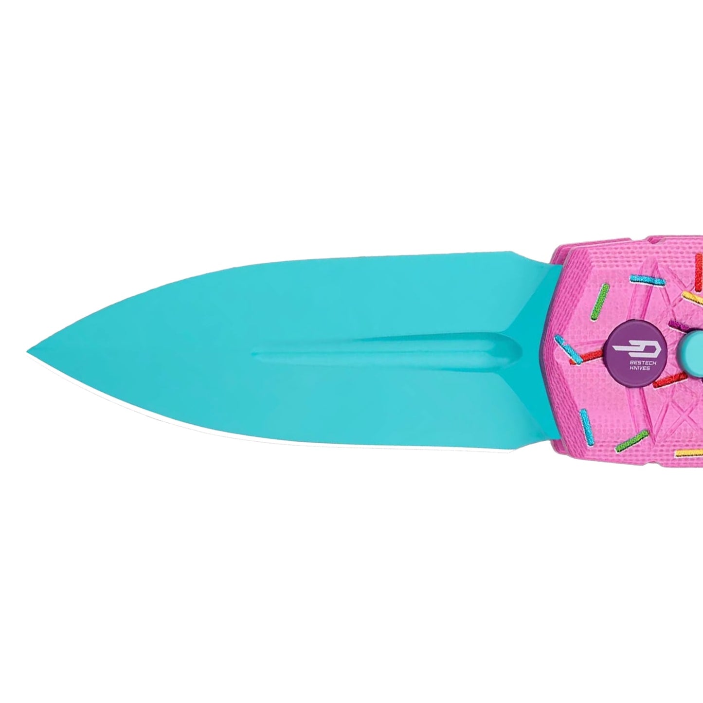 Nóż składany Bestech Knives QUQU G10 - Pink Sprinkle