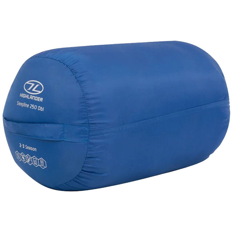 Śpiwór dwuosobowy Highlander Outdoor Sleepline Double Envelope 250 - Blue