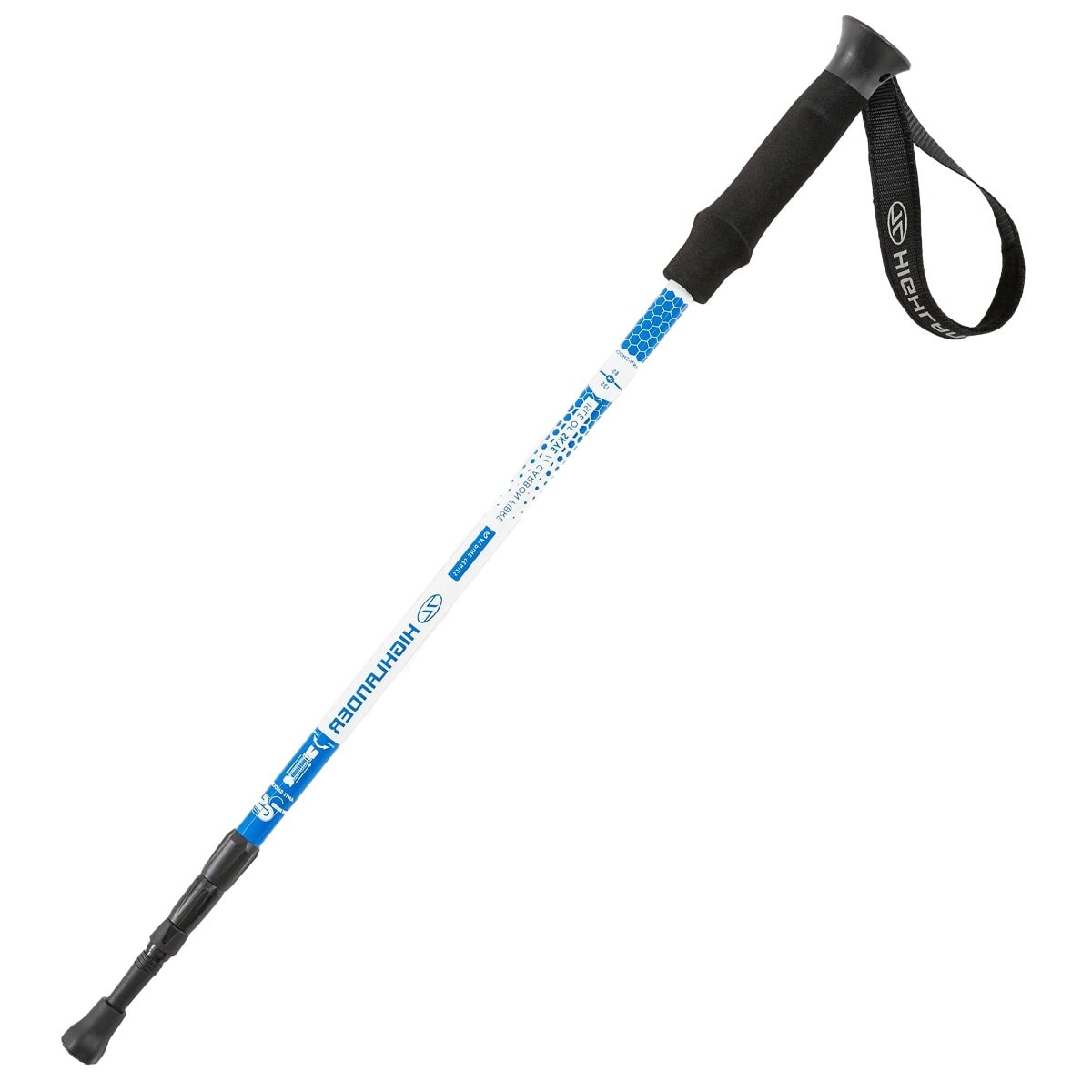 Kij trekkingowy Highlander Outdoor Skye Carnon - Blue