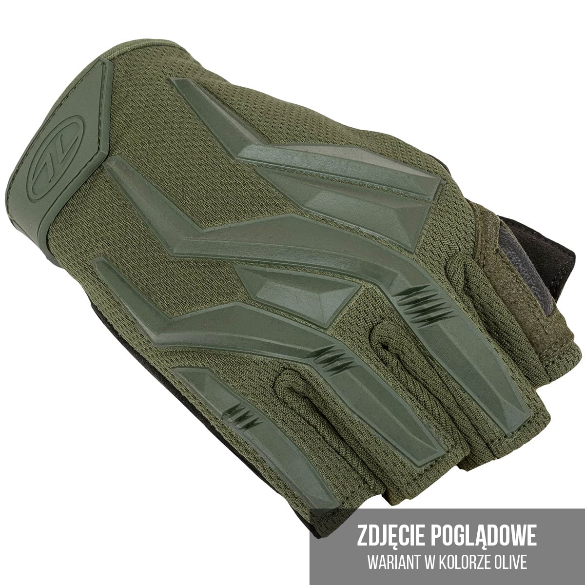 Rękawice taktyczne Highlander Forces Raptor Gloves Half Finger - Black