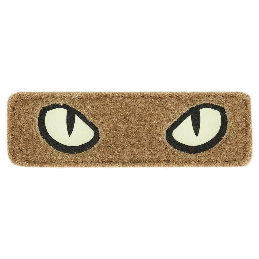 Naszywka M-Tac Cat Eyes Type 2 Laser Cut fluorescencyjna - Coyote