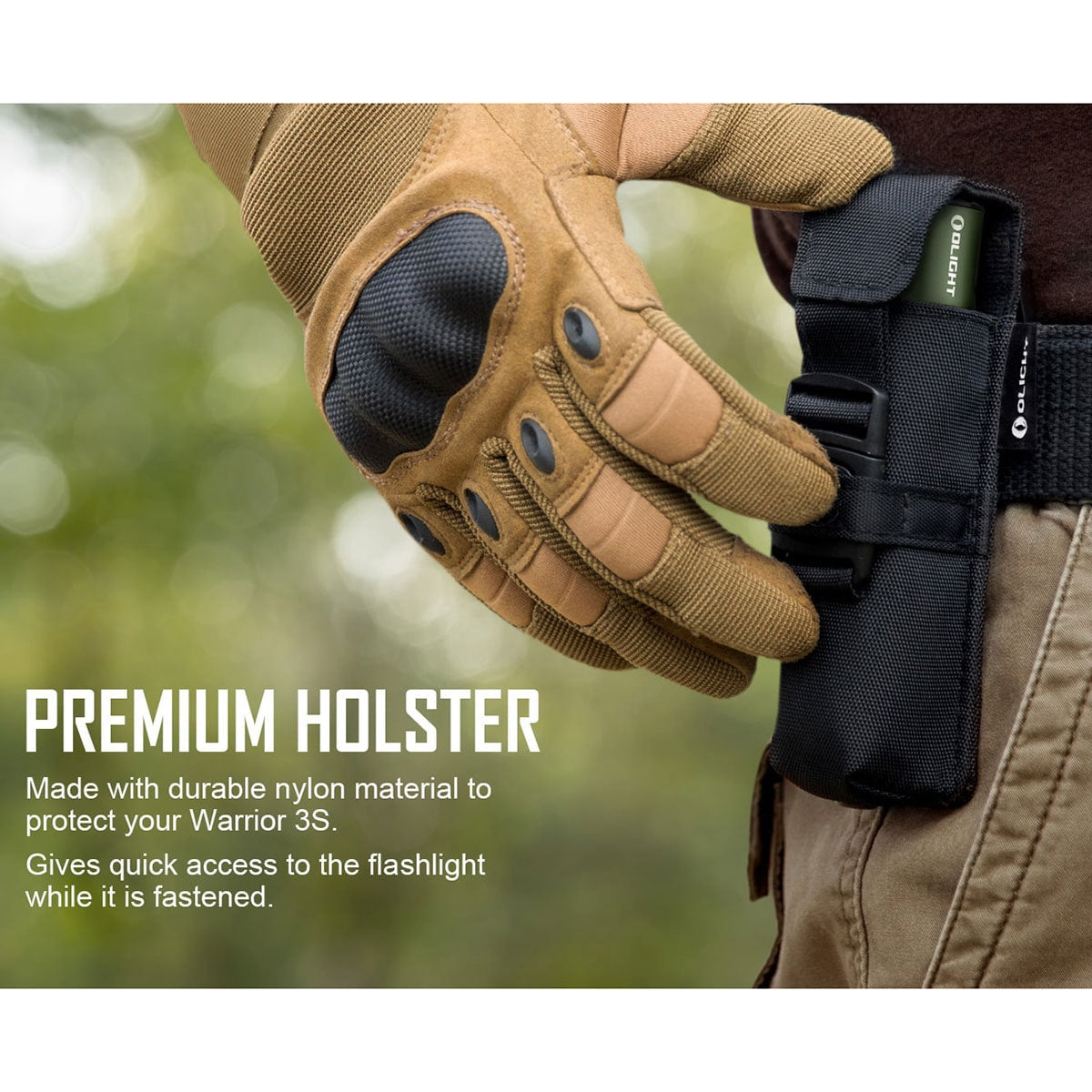 Latarka Olight Warrior 3S OD Green - 2300 lumenów