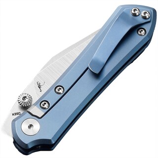 Nóż składany Bestech Knives Icarus - Silver Blade / Blue Titanium