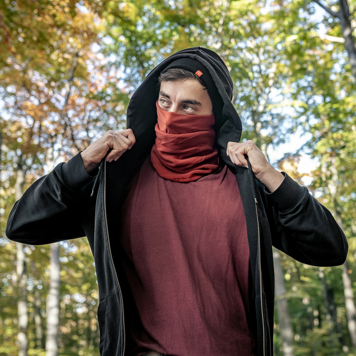Chusta ochronna Pentagon Winter Neck - Maroon Red