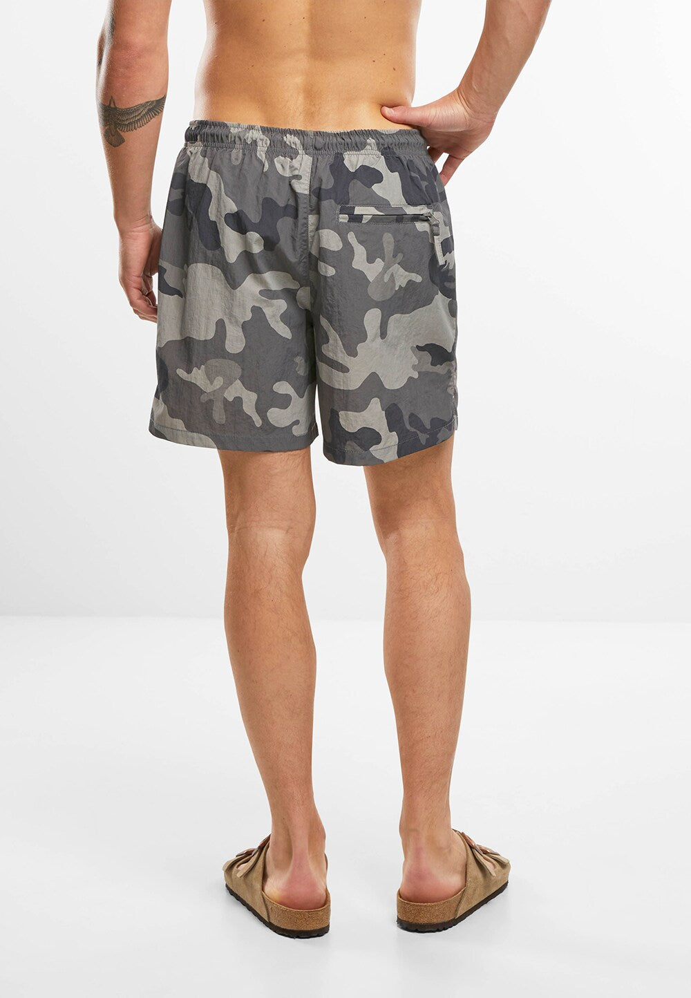 Szorty kąpielowe Brandit Swimshorts Basic - Grey Camo