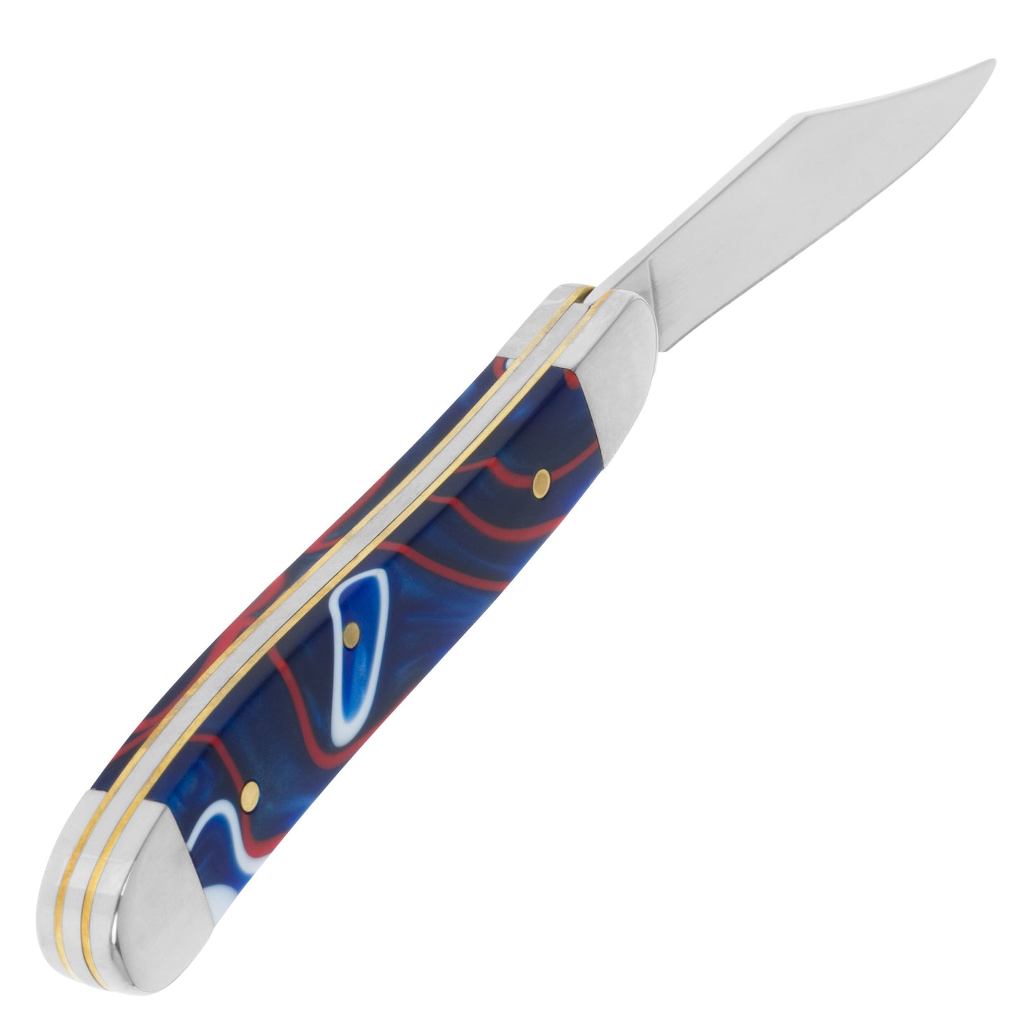 Nóż składany Zippo Peanut - Red/White/Blue Kirinite