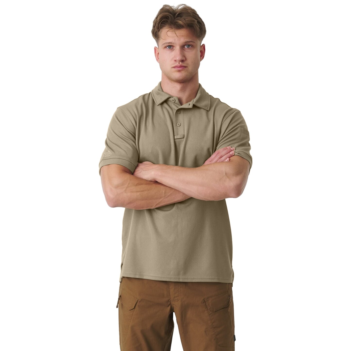 Koszulka termoaktywna Polo Helikon UTL TopCool - Khaki