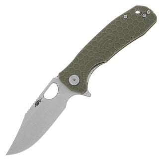 Nóż składany Honey Badger Clip-Point Medium 14C28N - Green