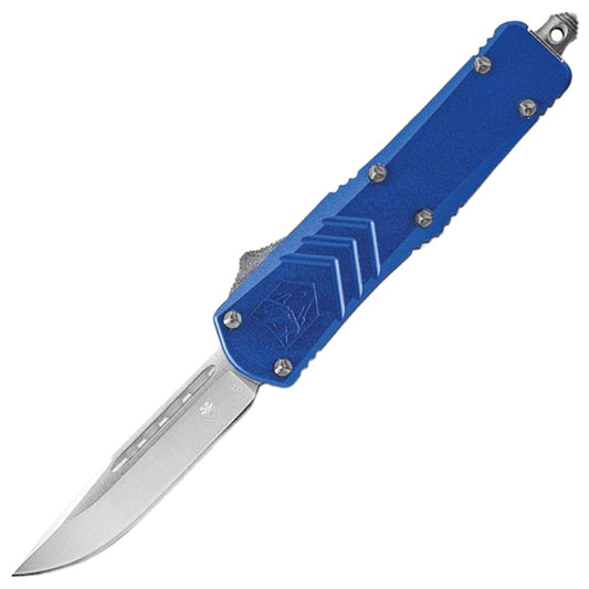 Nóż sprężynowy CobraTec OTF Small FS-X Blue D2
