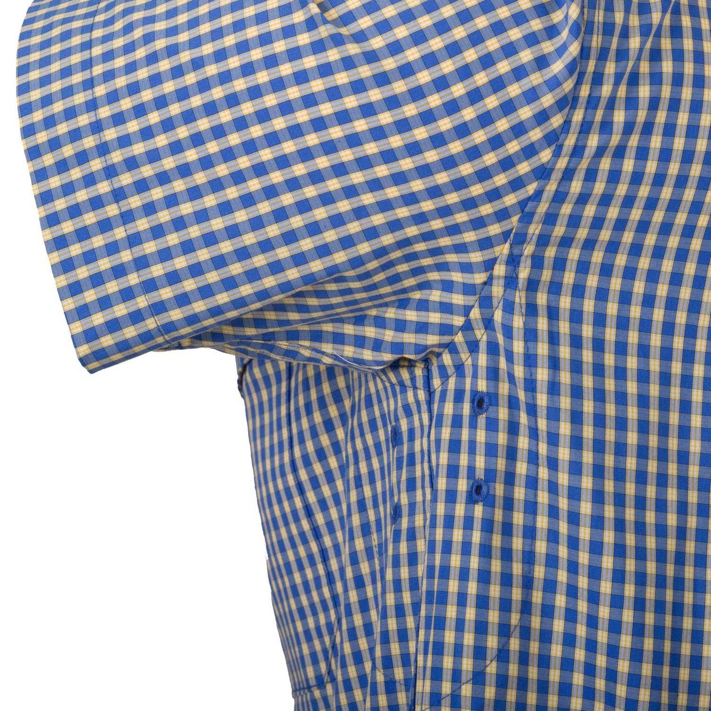 Koszula Helikon Covert Concealed Carry Short Sleeve - Royal Blue Checkered