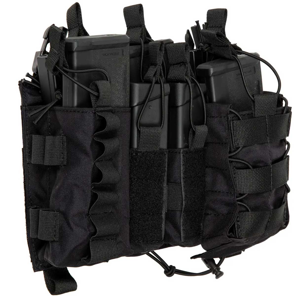 Panel z ładownicami Primal Gear Inta do kamizelek taktycznych - Black