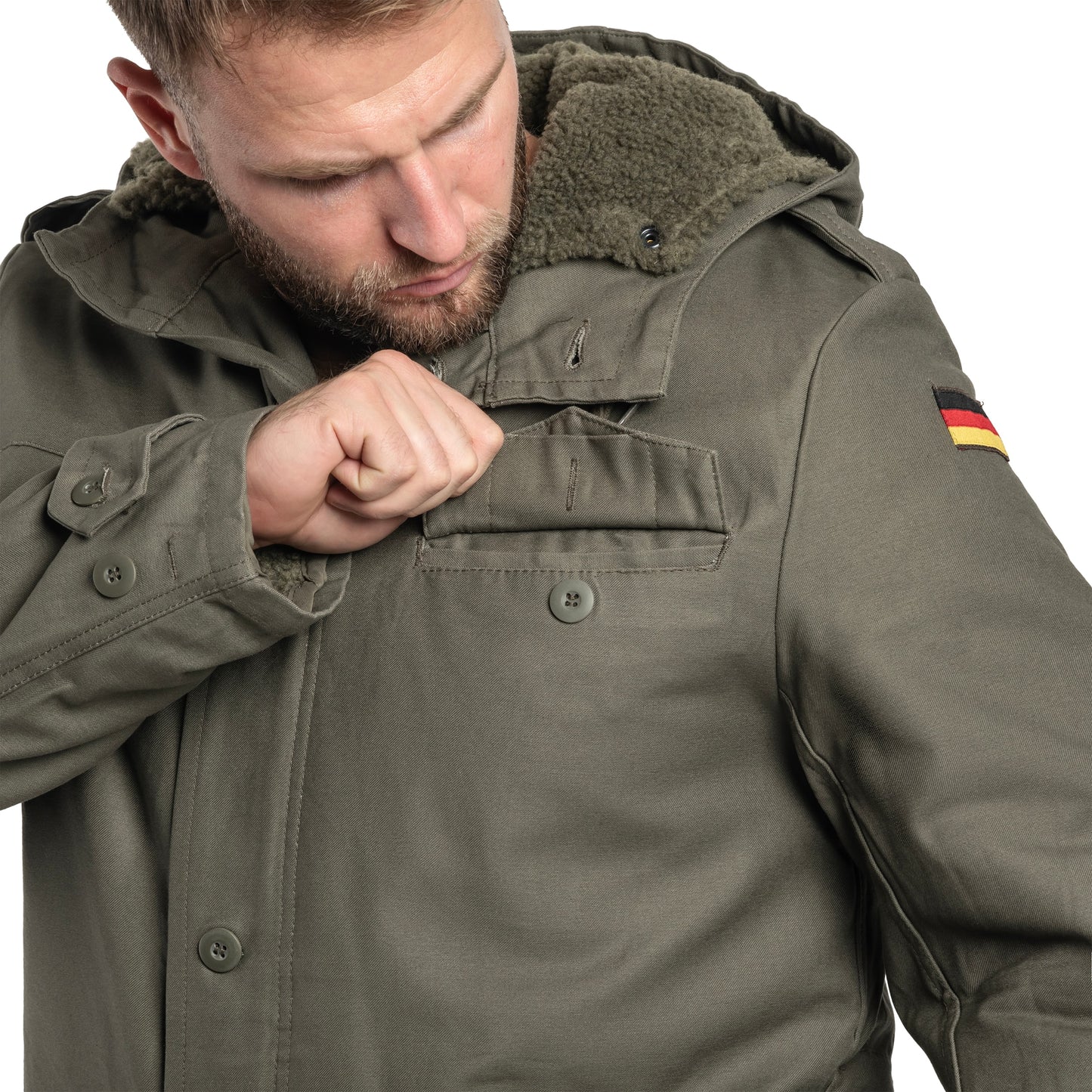 Kurtka Brandit BW Parka Flag - Olive