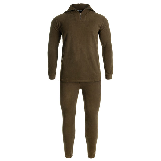 Bielizna polarowa Mil-Tec z zamkiem Olive - komplet