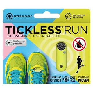 Ultradźwiękowa ochrona przed kleszczami TickLess Run - dla ludzi - UV Yellow