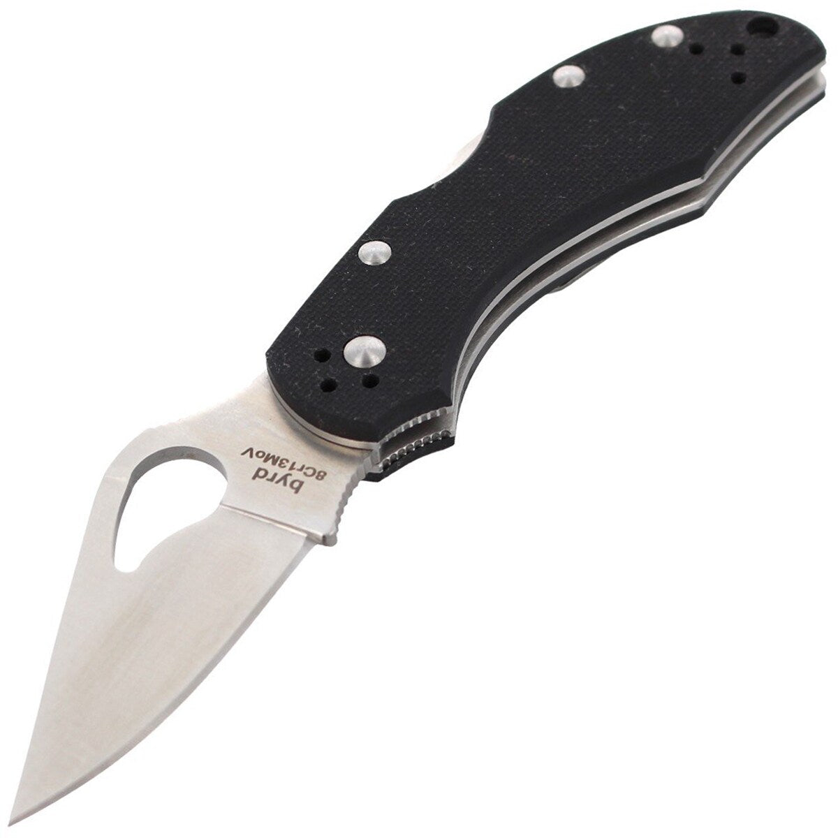 Nóż składany Spyderco Byrd Robin 2 G10 8Cr13MoV - Black