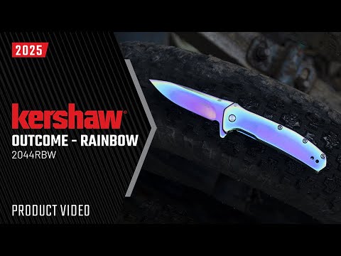 Nóż składany Kershaw Outcome - Rainbow