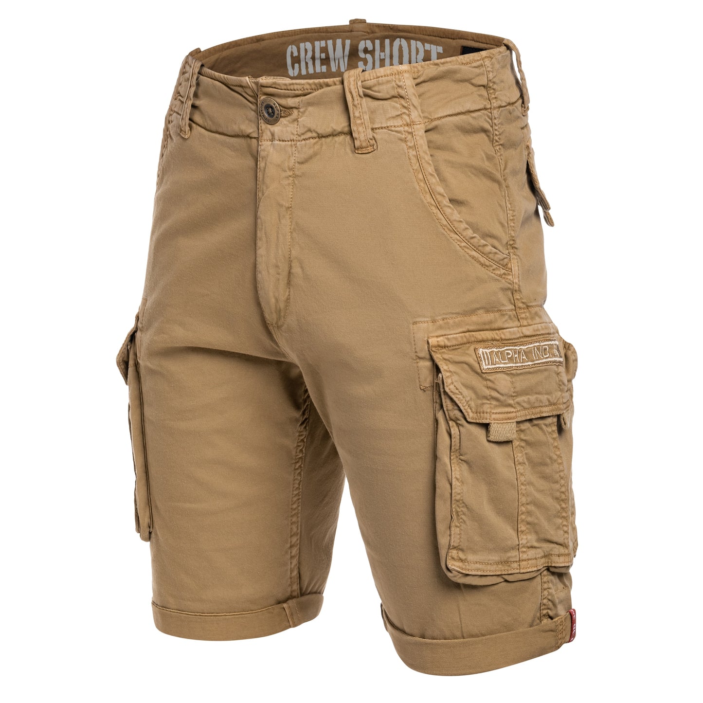 Szorty Alpha Industries Crew Short - Khaki