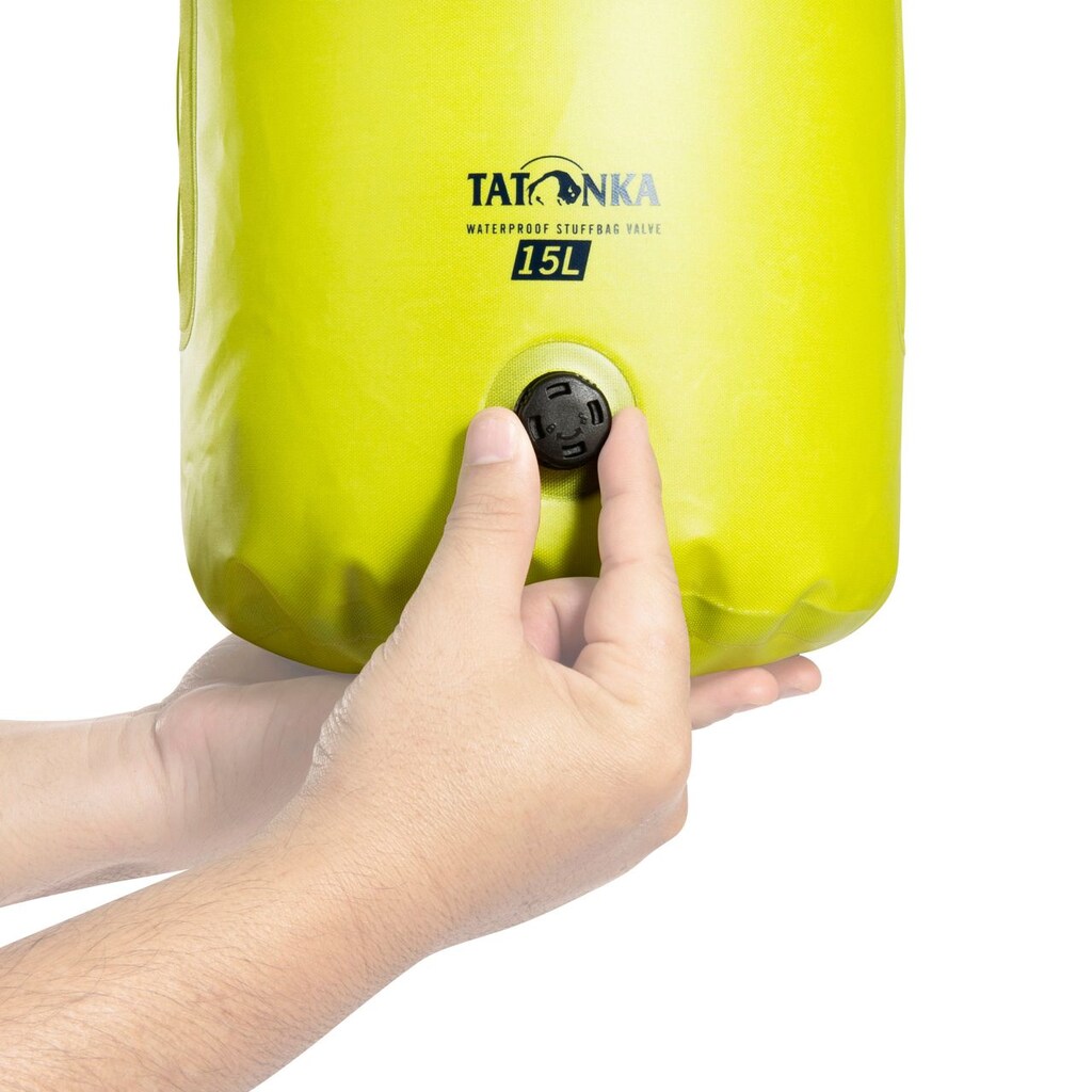 Worek wodoodporny Tatonka WP Stuffbag Valve 15 l - Lime
