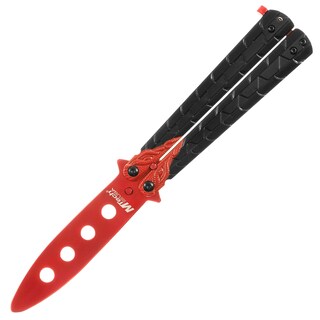 Nóż składany treningowy motylek Master Cutlery Dragon Red