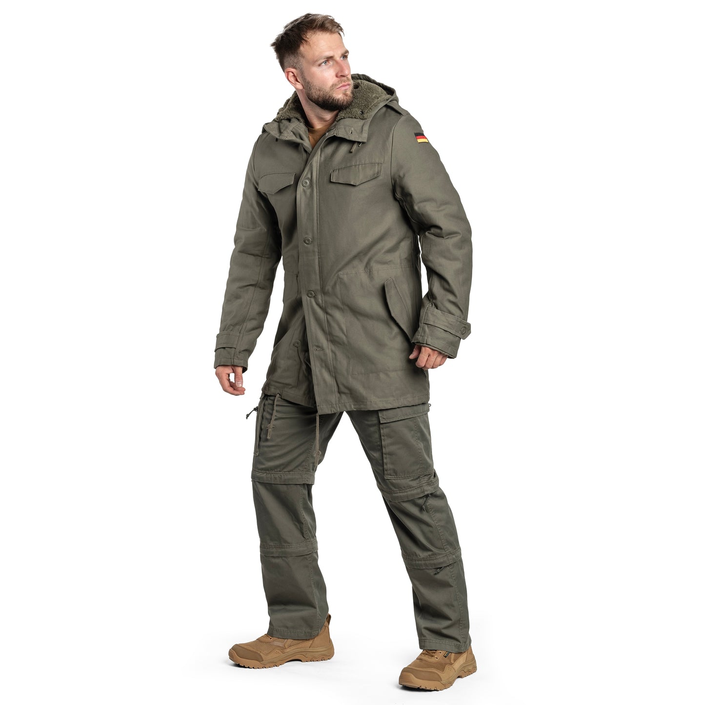 Kurtka Brandit BW Parka Flag - Olive