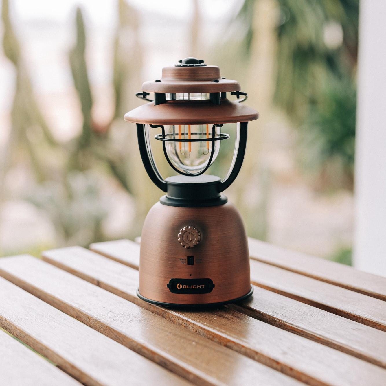 Lampa kempingowa Olight Olantern Stretch Vintage Copper - 500 lumenów